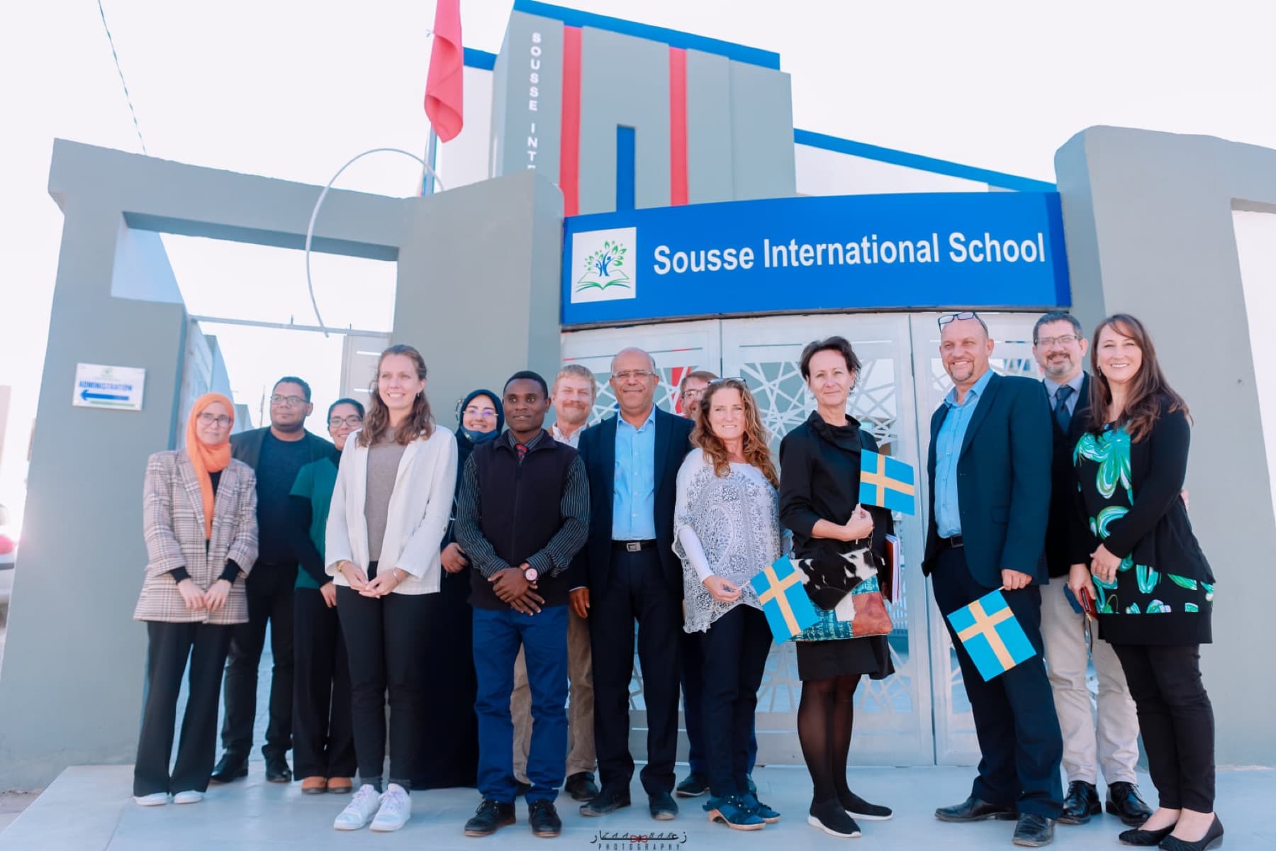 The entrance of Sousse International School in Sahloul